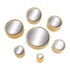Best deal ✨ Glam Metal Wall Mirror - Set of 7 by Monroe Lane ⌛