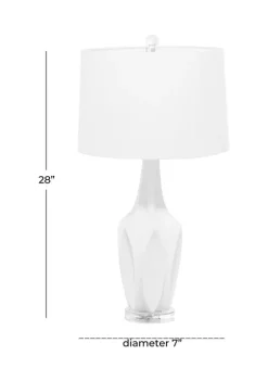 Buy 😍 Coastal Polystone Table Lamp - Set of 2 by Monroe Lane ✨ -Monroe Lane Sales Belk 9148