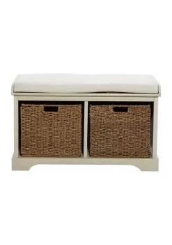 Best Sale 😀 Traditional Wood Storage Bench by Monroe Lane ✨ -Monroe Lane Sales Belk 9159