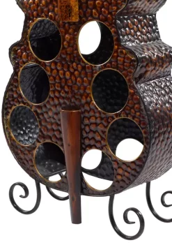 Best Pirce 😍 Traditional Metal Standing Wine Rack by Monroe Lane ✨ -Monroe Lane Sales Belk 9176