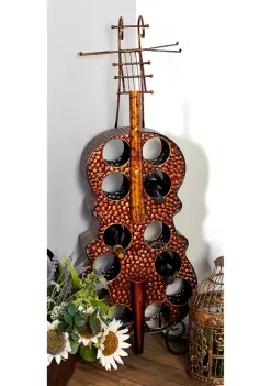 Best Pirce 😍 Traditional Metal Standing Wine Rack by Monroe Lane ✨ -Monroe Lane Sales Belk 9178