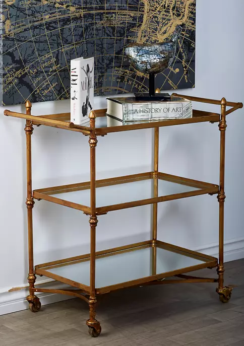 Best Pirce ๐ Traditional Metal Bar Cart by Monroe Lane ๐ 1 Best Pirce ๐ Traditional Metal Bar Cart by Monroe Lane ๐
