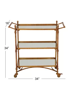 Best Pirce ๐ Traditional Metal Bar Cart by Monroe Lane ๐ 9 Best Pirce ๐ Traditional Metal Bar Cart by Monroe Lane ๐ -Monroe Lane Sales Belk 9219