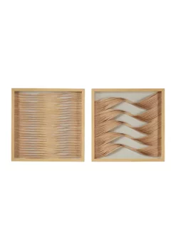 Best deal 🔔 Coastal Wood Shadow Box - Set of 2 by Monroe Lane 🔥 -Monroe Lane Sales Belk 9227