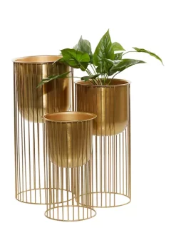 Promo 🌟 Contemporary Metal Planter - Set of 3 by Monroe Lane 🛒 -Monroe Lane Sales Belk 9233