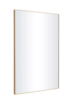 Budget 🔥 Contemporary Wood Wall Mirror by Monroe Lane 🥰 -Monroe Lane Sales Belk 924