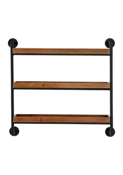 Brand new 🔔 Industrial Metal Wall Shelf by Monroe Lane ⭐ -Monroe Lane Sales Belk 9250