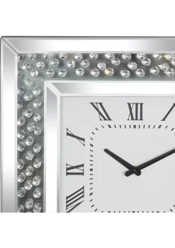 Promo 👏 Glam Wood Wall Clock by Monroe Lane 👏 -Monroe Lane Sales Belk 9260