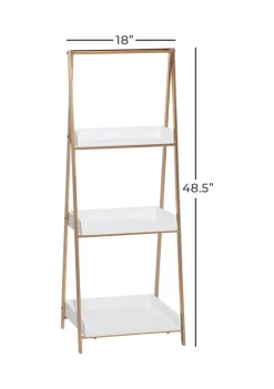 Buy 😉 Glam Wood Shelving Unit by Monroe Lane ❤️ -Monroe Lane Sales Belk 9275