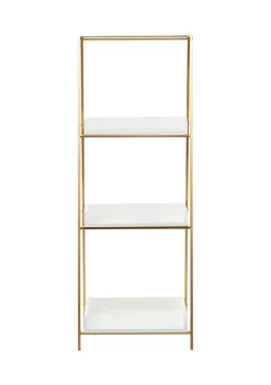 Buy 😉 Glam Wood Shelving Unit by Monroe Lane ❤️ -Monroe Lane Sales Belk 9276