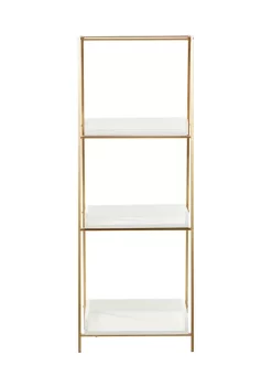 Buy 😉 Glam Wood Shelving Unit by Monroe Lane ❤️ -Monroe Lane Sales Belk 9277