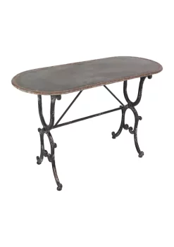 Cheapest 🥰 Farmhouse Metal Console Table by Monroe Lane 🧨 -Monroe Lane Sales Belk 9283