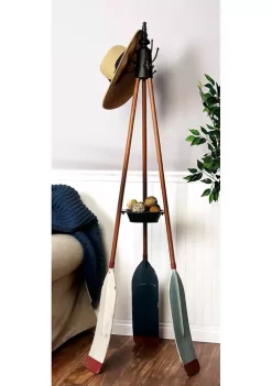 Hot Sale 🔔 Coastal Metal 🧥 Coat Rack by Monroe Lane 👏 -Monroe Lane Sales Belk 9317