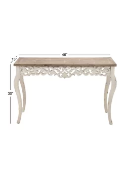 New 👏 Farmhouse Wood Console Table by Monroe Lane 🔔 -Monroe Lane Sales Belk 9366