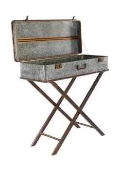 Deals ✨ Farmhouse Metal Accent Table by Monroe Lane 👏 -Monroe Lane Sales Belk 9373