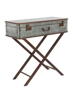 Deals ✨ Farmhouse Metal Accent Table by Monroe Lane 👏 -Monroe Lane Sales Belk 9374