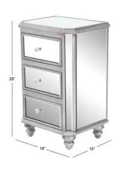 Best Sale 🔔 Glam Wood Chest by Monroe Lane 👍 -Monroe Lane Sales Belk 9398