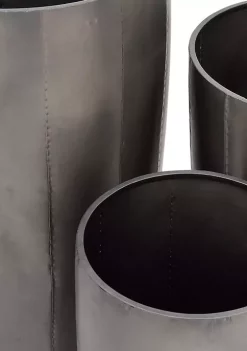 Best Sale 😍 Contemporary Metal Planter - Set of 3 by Monroe Lane 🤩 -Monroe Lane Sales Belk 9440