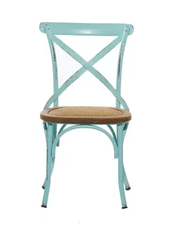 Budget 👏 Farmhouse Metal Dining Chair - Set of 2 by Monroe Lane ✨ -Monroe Lane Sales Belk 9446