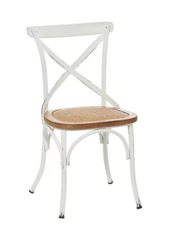 Budget 👏 Farmhouse Metal Dining Chair - Set of 2 by Monroe Lane ✨ -Monroe Lane Sales Belk 9447