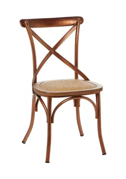 Budget 👏 Farmhouse Metal Dining Chair - Set of 2 by Monroe Lane ✨ -Monroe Lane Sales Belk 9448