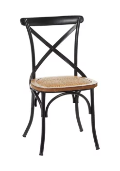 Budget 👏 Farmhouse Metal Dining Chair - Set of 2 by Monroe Lane ✨ -Monroe Lane Sales Belk 9450
