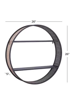 Discount 🤩 Contemporary Metal Wall Shelf by Monroe Lane 🔥 -Monroe Lane Sales Belk 9455