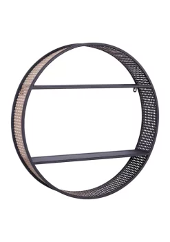 Discount 🤩 Contemporary Metal Wall Shelf by Monroe Lane 🔥 -Monroe Lane Sales Belk 9456