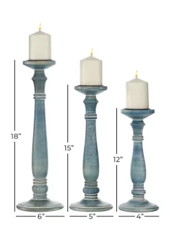 Top 10 🎁 Country Wood Candle Holder - Set of 3 by Monroe Lane 🎉 -Monroe Lane Sales Belk 9462