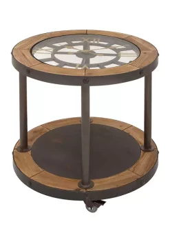 Flash Sale 🌟 Industrial Metal Accent Table by Monroe Lane ❤️