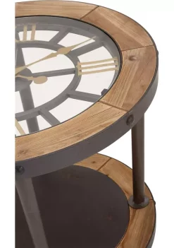 Flash Sale 🌟 Industrial Metal Accent Table by Monroe Lane ❤️ -Monroe Lane Sales Belk 9467