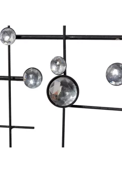 Deals 😀 Glam Metal Wall Decor by Monroe Lane 🌟 -Monroe Lane Sales Belk 9496