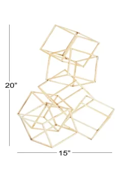 Best Sale ✨ Modern Metal Sculpture by Monroe Lane 👍 -Monroe Lane Sales Belk 9511