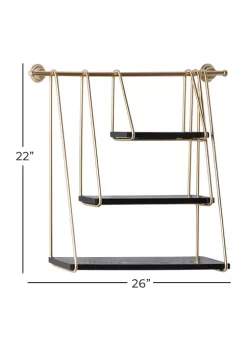 Cheap ✨ Modern Metal Wall Shelf by Monroe Lane 💯 -Monroe Lane Sales Belk 9552