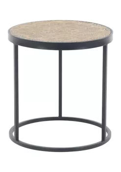 Outlet 🥰 Farmhouse Wood Accent Table - Set of 3 by Monroe Lane 🧨 -Monroe Lane Sales Belk 9558