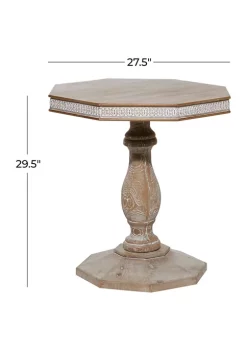 Buy ⭐ Farmhouse Wood Accent Table by Monroe Lane 🔥 -Monroe Lane Sales Belk 9587