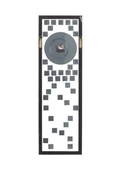 Deals 🥰 Glam Glass Wall Clock by Monroe Lane 🛒 -Monroe Lane Sales Belk 9608