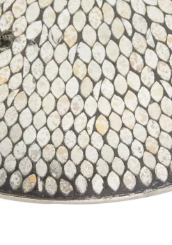 Outlet ⭐ Glam Aluminum Accent Table by Monroe Lane 🤩 -Monroe Lane Sales Belk 9613