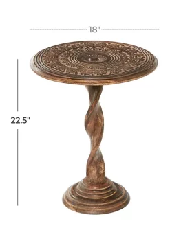 Buy 🔔 Traditional Wood Accent Table by Monroe Lane 🔥 -Monroe Lane Sales Belk 9617