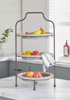 Buy 💯 Farmhouse Metal Tiered Server by Monroe Lane 💯