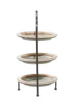 Buy 💯 Farmhouse Metal Tiered Server by Monroe Lane 💯 -Monroe Lane Sales Belk 9688
