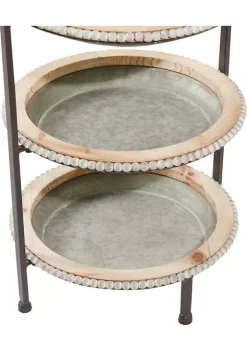 Buy 💯 Farmhouse Metal Tiered Server by Monroe Lane 💯 -Monroe Lane Sales Belk 9689