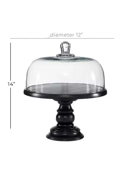 Budget ⭐ Traditional Wood Cake Stand by Monroe Lane 🔥 -Monroe Lane Sales Belk 97