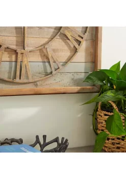 Best Pirce ⌛ Contemporary Metal Wall Clock by Monroe Lane 🌟 -Monroe Lane Sales Belk 9731