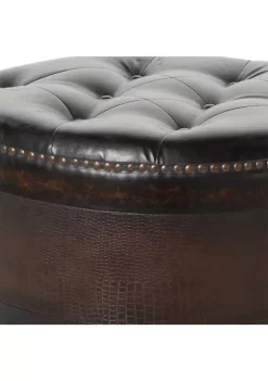 Coupon 🧨 Georgia State Panthers Traditional Wood Storage Ottoman - Set of 3 by Monroe Lane 👏 -Monroe Lane Sales Belk 9737