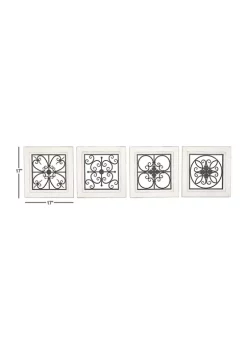 Wholesale ❤️ Farmhouse Wood Wall Decor - Set of 4 by Monroe Lane ⌛ -Monroe Lane Sales Belk 9750