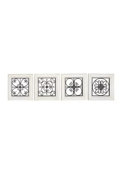 Wholesale ❤️ Farmhouse Wood Wall Decor - Set of 4 by Monroe Lane ⌛ -Monroe Lane Sales Belk 9751
