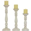 Best deal ⭐ Country Cottage Wood Candle Holder - Set of 3 by Monroe Lane ⭐