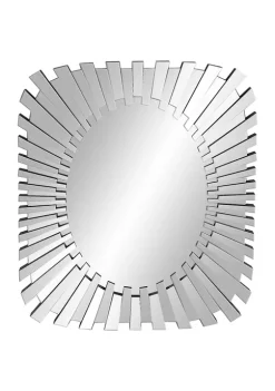 Outlet 🤩 Glam Glass Wall Mirror by Monroe Lane ✔️