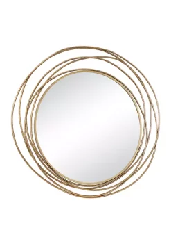 Best deal 🧨 Contemporary Metal Wall Mirror by Monroe Lane 😍 -Monroe Lane Sales Belk 9860